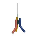 Ledvance Decor Straw Pendel Lampe Stål Flerfarget | Egnet for 3X E27