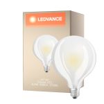 Ledvance Classic LED E27 Globe filament matt 6.5W 806lm - 827 ekstra varm hvit | erstatter 60W