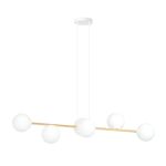 Emibig Pendel Lampe Gravity Stål Hvit | Egnet for 6x E14 - Max 10W