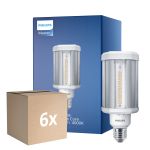 Fordelspakning 6x Philips TrueForce LED E27 HPL klar 21W 3000lm 360D - 840 kald hvit | erstatter 50W