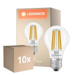 Fordelspakning 10x Ledvance Classic LED E27 Pære Filament Klar 11W 1521lm - 840 Kald Hvit| Erstatter 100W