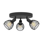 Eglo Taklampe Sonni Stål Svart | IP20 - Egnet for 3x E14 