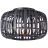 Brilliant Trerow Taklampe Metall Bambus Svart Tre | 320mm - Egnet for 1x E27
