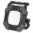 Ledvance LED Byggelampe Value Svart 60W 7200lm 100D - 865 Daglys | IP54 - Symmetrisk