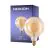 Noxion Lucent LED E27 Globe filament Rav 125mm 7.2W 630lm - 822 ekstra varm hvit | erstatter 60W