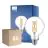 Fordelspakning 6x Philips MASTER Value LED Globe E27 93mm Filament Klar 5.9W 806lm - 922-927 Ekstra Varm Hvit | Beste Fargegjengivelse - Dimbar - Erstatter 60W