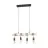 Eglo Pendel Lampe Townshend Stål Tre Svart Brun | IP20 - Egnet for 4x E27 