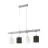 Eglo Pendel Lampe Townshend 2 Stål Tre Hvit Brun | IP20 - Egnet for 4x E27 