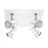 Eglo Taklampe Tamara 1 Stål Hvit Krom 4x2.8W 4x250lm - 830 Varm Hvit | IP44 - Inkl. 4x GU10