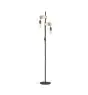Eglo Gulvlampe Townshend Stål Tre Svart Brun | IP20 - Egnet for 2x E27 