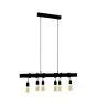 Eglo Pendel Lampe Townshend 6 Stål Svart | IP20 - Egnet for 6x E27 