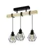 Eglo Taklampe Townshend 5 Stål Tre Svart | IP20 - Egnet for 3x E27 