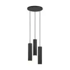 Nordlux Pendel Lampe Tilo Metall Svart | IP20 - Egnet for 3x GU10
