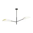 Emibig Taklampe Vene Stål Svart | Egnet for 2x E14 - Max 10W