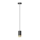 Emibig Pendel Lampe Fumiko Stål Svart | Egnet for 1x GU10 - Max 10W