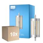Fordelspakning 10x Philips Corepro LED Lineair R7s 118mm 17.5W 2460lm - 830 varm hvit | dimbar - erstatter 150W