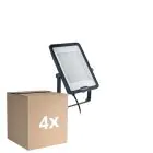 Fordelspakning 4x Philips LED Flomlys Ledinaire BVP169 150W 18000lm 110D - 830-865 CCT | IP65 - Symmetrisk 