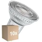 Fordelspakning 10x Ledvance LED Spot GU10 PAR16 3.7W 350lm 36D - 930 Varm Hvit | Beste Fargegjengivelse - Dimbar - Erstatter 35W