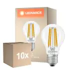 Fordelspakning 10x Ledvance Classic LED E27 Pære Filament Klar 11W 1521lm - 840 Kald Hvit| Erstatter 100W