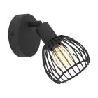 Eglo Veggbelysning Sonni Stål Svart | IP20 - Egnet for 1x E14